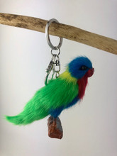 Gorgeous Furry Friends Keyring RAINBOW LORIKEET. Collect them all