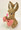 Gorgeous 21CM -  BUNNY IN A BOWTIE - PINK