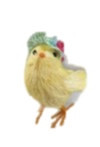 Beautifully Handcrafted, Handmade Chick with Sun Hat.    11cm