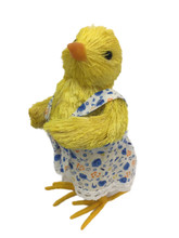 Beautifully Handcrafted, Handmade Chick wearing a Dress.    18cm