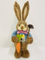 35cm-Bunny with Pink Bowtie- Blue - Male