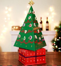 Beautiful LARGE - Christmas Tree Advent Calendar - 54cm High
