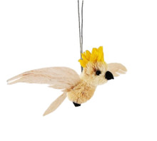 Gorgeous Aussie COCKATOO Ornament - WITH WINGS - 13cm
