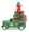 Gorgeous Classic Truck Christmas Sign - Green - 35cm