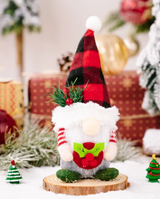 Tartan Hat Christmas Gnome ELF - 20cm. Cute and festive!!