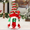 Gorgeous Christmas Elf / Gnome -  With Green Stripey Hat - 25cm (2 colours available Red, Green)