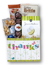 Show your appreciation for a job well done.  This box of shareable (or not!) treats is a great way to show your gratitude to an individual or group.