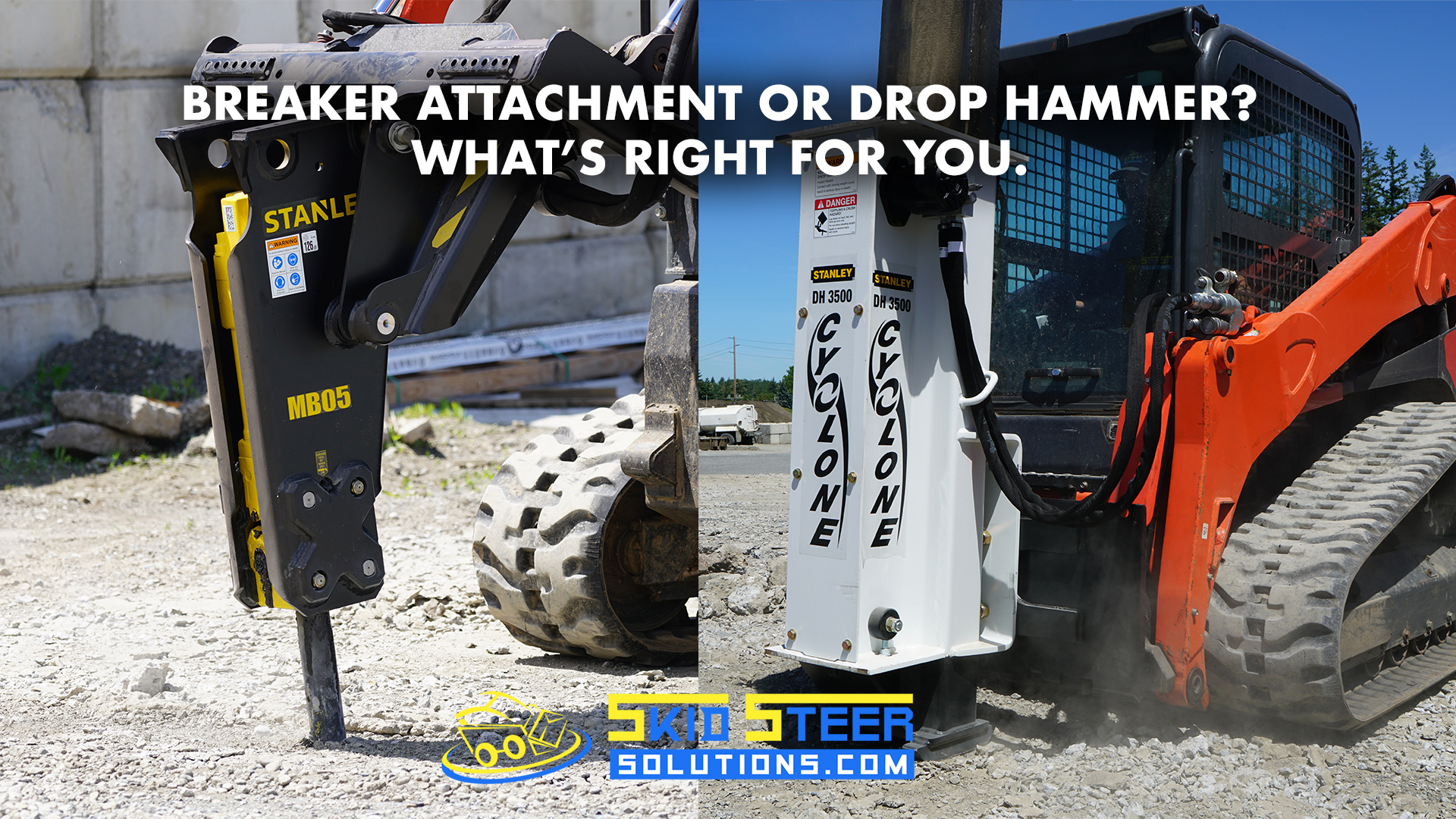 Stanley Drop Hammer vs. Concrete Breaker Which is right for you