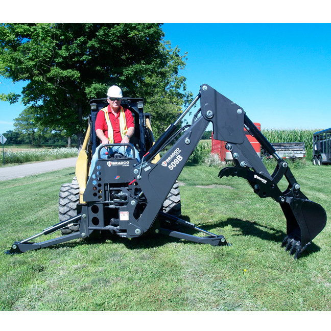 Bradco 509B Backhoe Attachment for Skid Steer Loader Skid Steer Solutions