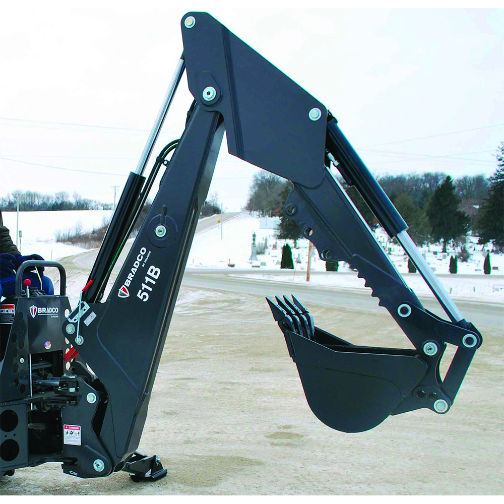 Bradco 511B Backhoe Attachment for Skid Steer Loader Skid Steer Solutions