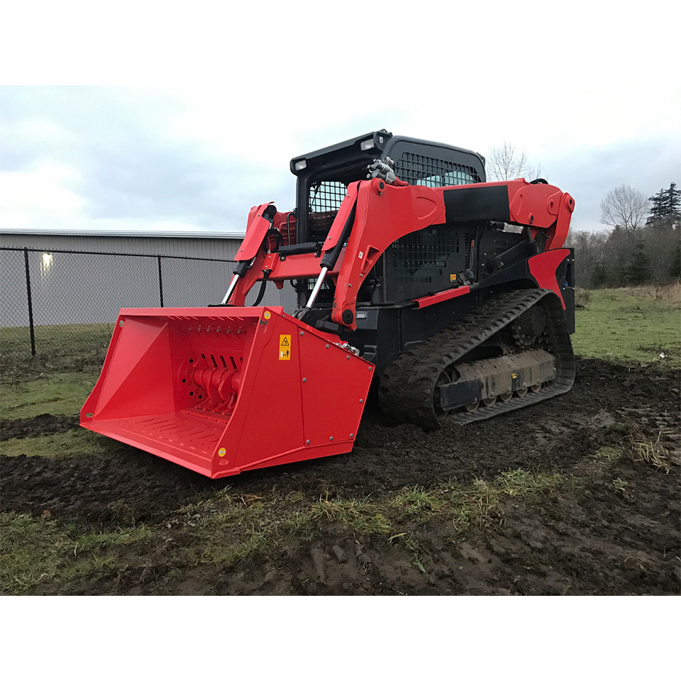 Skid Steer Reinforced Concrete Crusher Attachment by Eterra