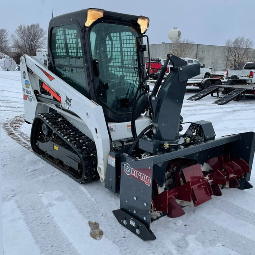 Virnig Standard Duty Snow Blower Attachment Skid Steer Solutions