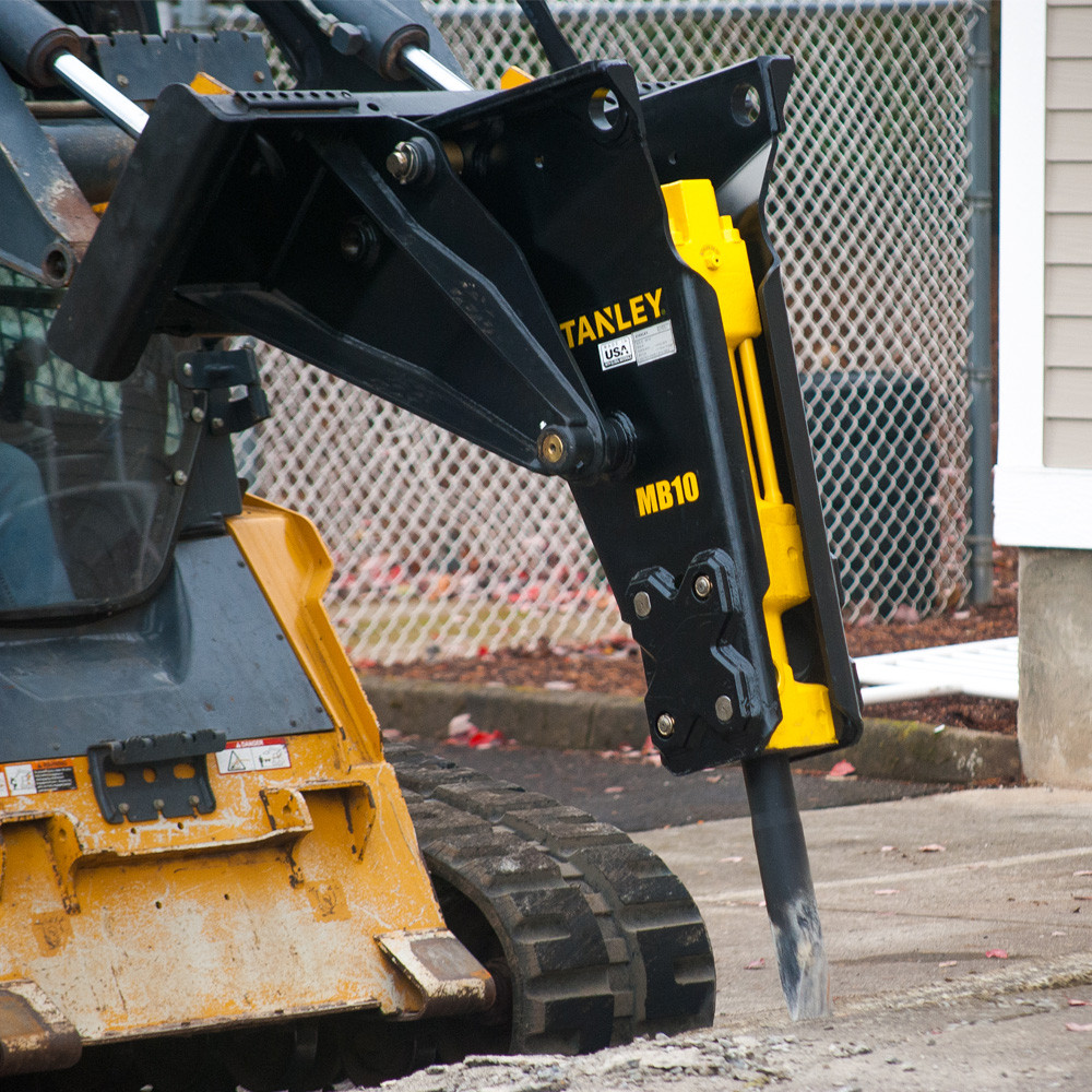 Stanley Skid Steer Concrete Breaker Attachment | Skid Steer Solutions