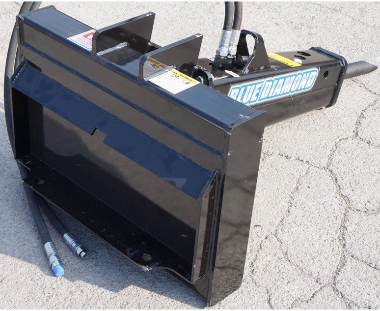 Blue Diamond Mini Skid Steer Concrete Breaker Attachment Skid Steer
