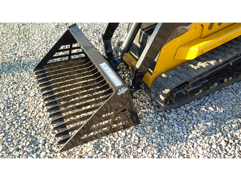 Blue Diamond Mini Skid Steer Rock Bucket Skid Steer Solutions