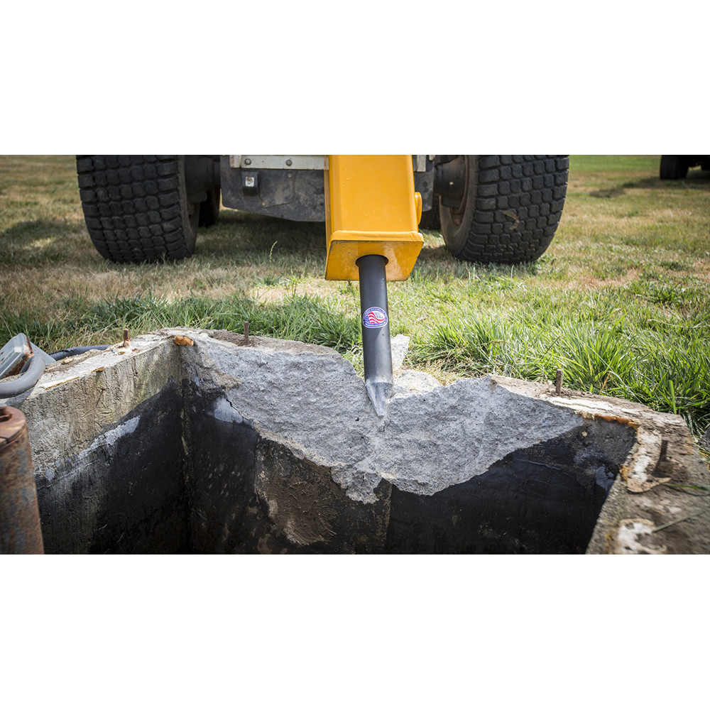 Arrowhead Mini Skid Steer Concrete Breaker Attachment Skid Steer