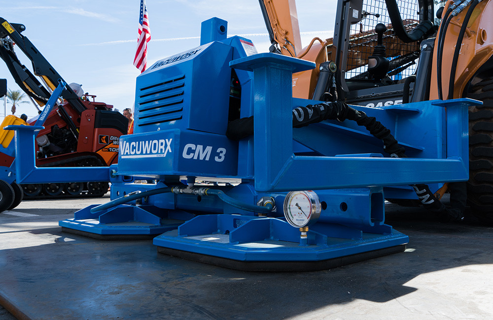 Vacuworx CM 3 Skid Steer Vacuum Lifting Attachment Skid Steer Solutions