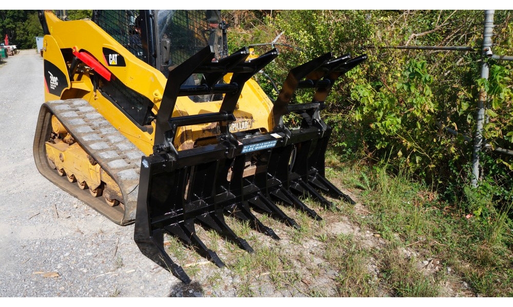 Blue Diamond Skid Steer Severe Duty Grapple Rake Skid Steer Solutions