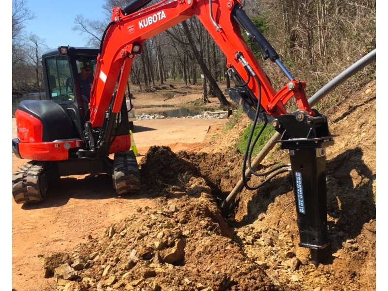 Blue Diamond Excavator Concrete Breaker Attachment Skid Steer Solutions