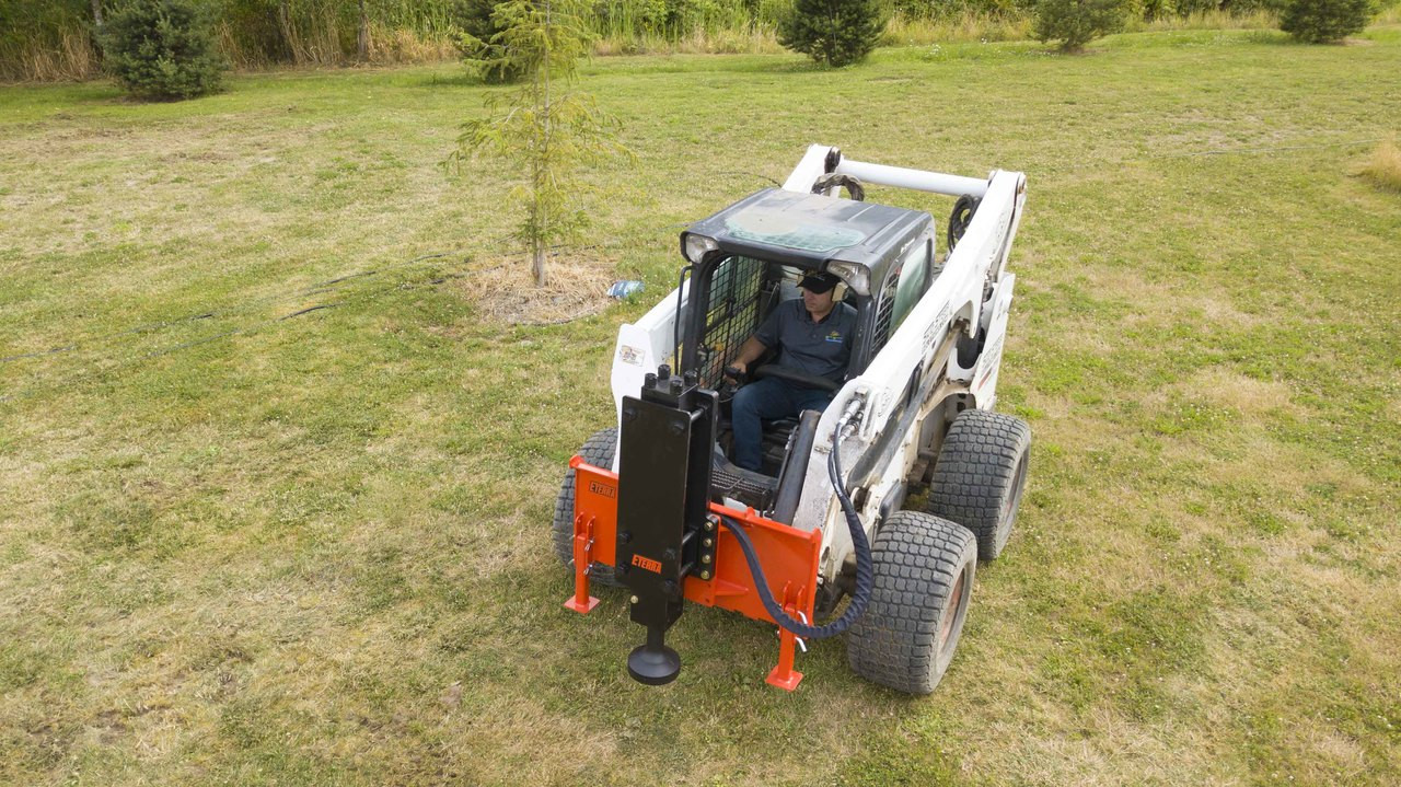 Skid Steer Post Driver PDX750E Model Eterra