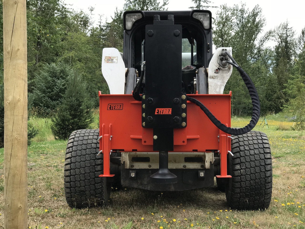 Skid Steer Post Driver PDX750E Model Eterra