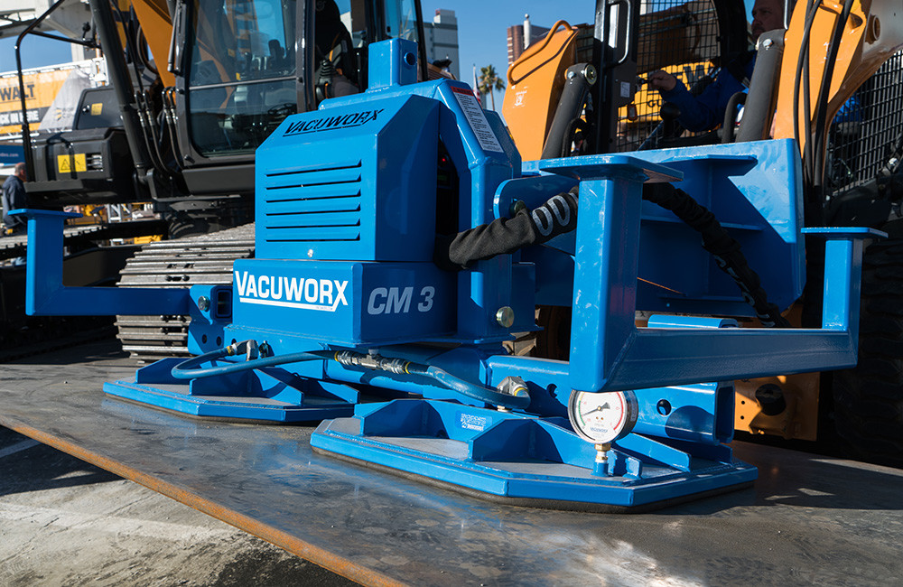 Vacuworx CM 3 Skid Steer Vacuum Lifting Attachment Skid Steer Solutions