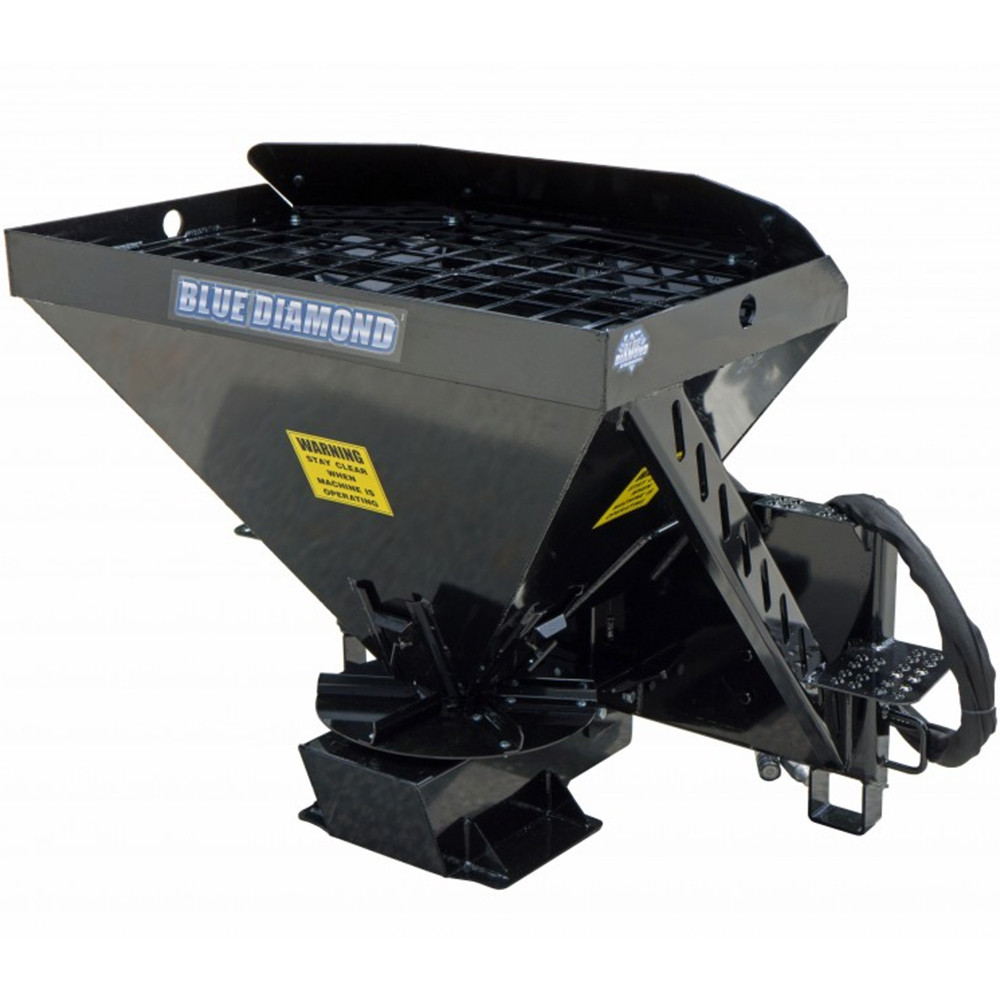 Blue Diamond HD Material Spreader Attachment Skid Steer Solutions