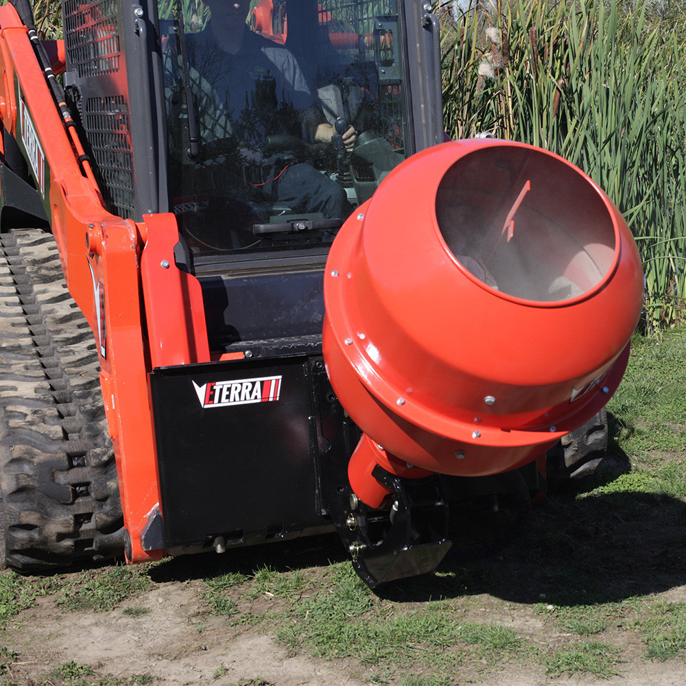 Eterra Skid Steer Auger Concrete Mixer Attachment | Skid Steer Solutions