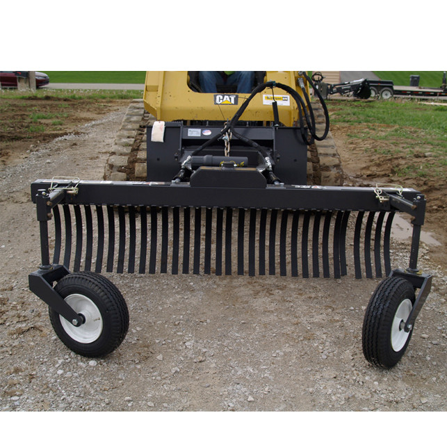 FFC Grader Rake Attachment for Skid Steer Loader Skid Steer Solutions