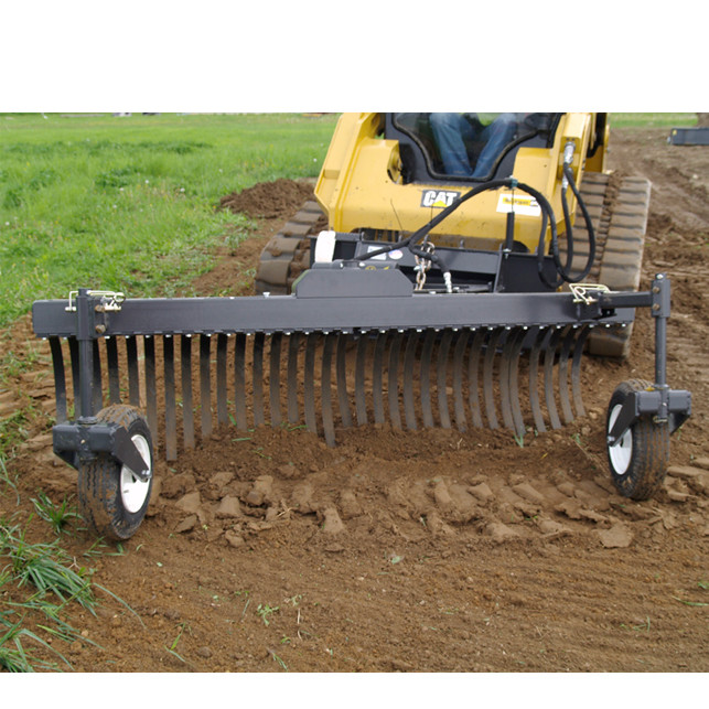 FFC Grader Rake Attachment for Skid Steer Loader Skid Steer Solutions