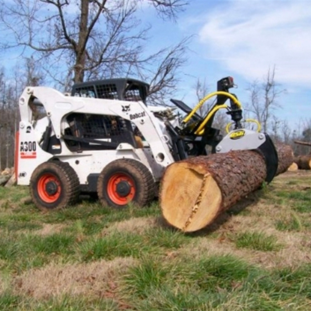 BSG Skid Steer Rotating Log Grapple Attachment Skid Steer Solutions