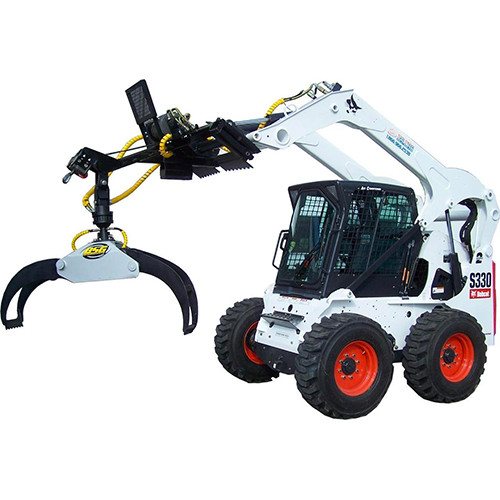BSG Skid Steer Rotating Log Grapple Attachment Skid Steer Solutions
