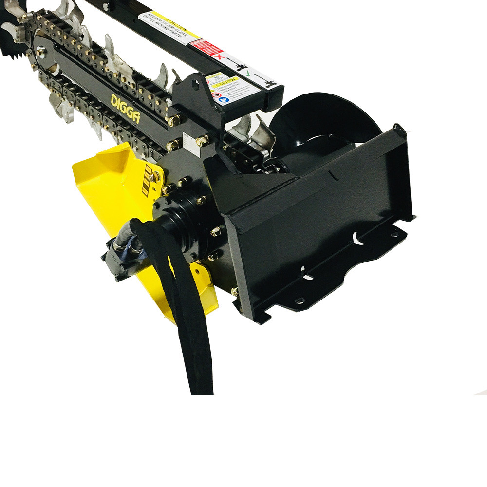 Digga Mini Skid Steer Trencher Attachment Skid Steer Solutions