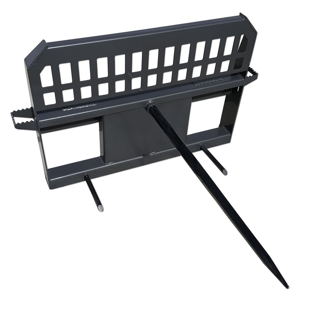 CID Skid Steer High Back Hay Spear Attachment Skid Steer Solutions
