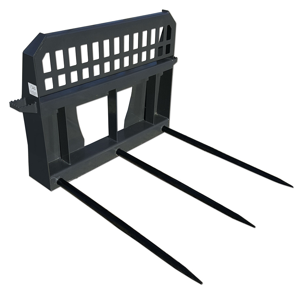 CID Skid Steer High Back Hay Spear Attachment | Skid Steer Solutions