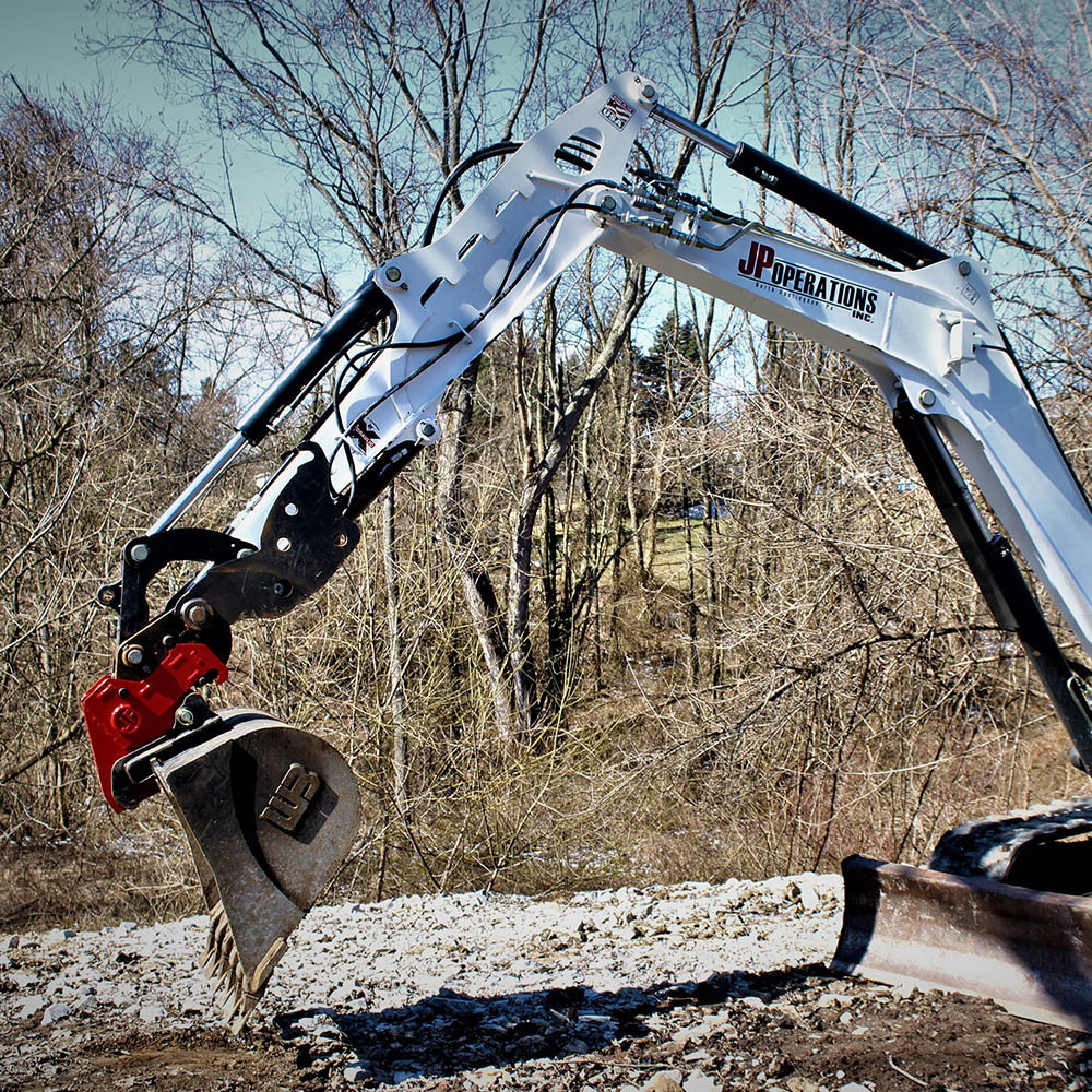 JP Excavator Couplers Reversible Bucket Coupler Skid Steer Solutions
