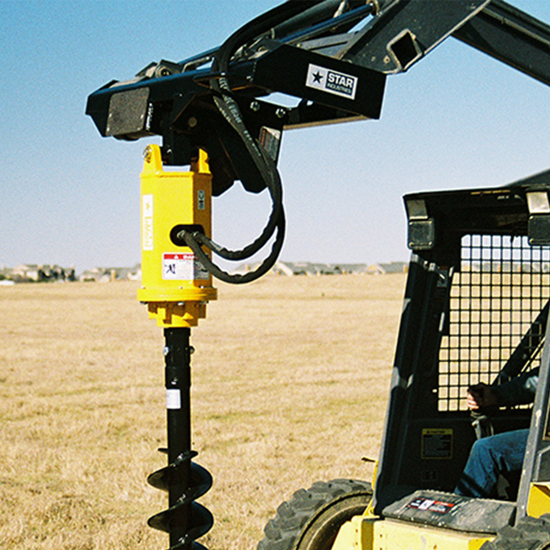 Star Industries Skid Steer Auger Attachment Skid Steer Solutions Star Industries Skid Steer Auger Attachment Skid Steer Solutions
