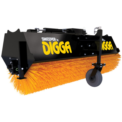 Digga Skid Steer Angle Broom Attachment Skid Steer Solutions