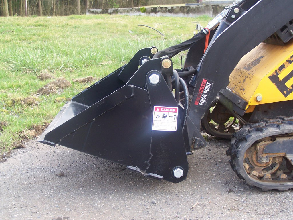 Bradco Mini Skid Steer 4in1 Bucket Attachment Skid Steer Solutions