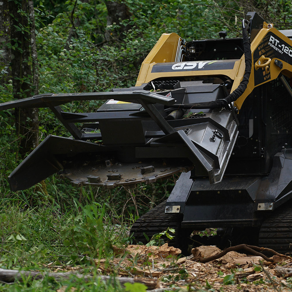 CID Skid Steer Forestry Disc Mulcher Attachment Skid Steer Solutions