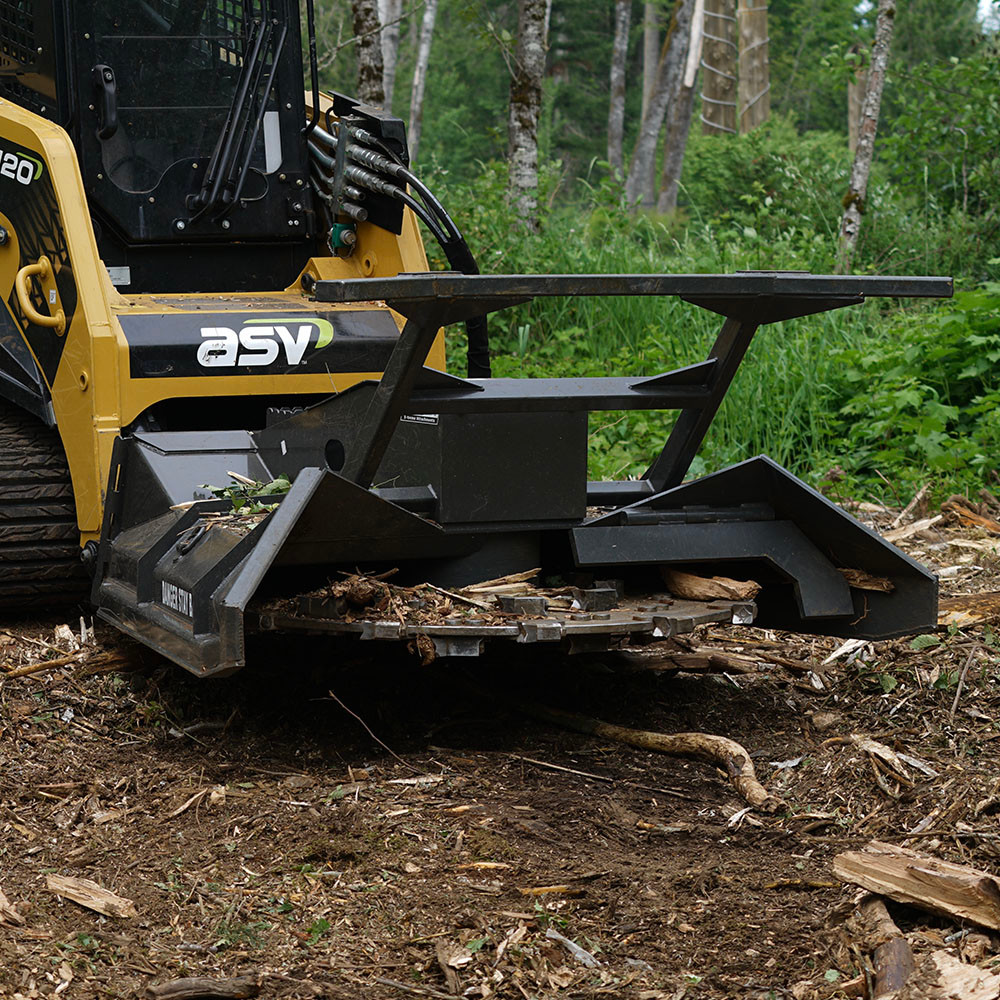 CID Skid Steer Forestry Disc Mulcher Attachment Skid Steer Solutions