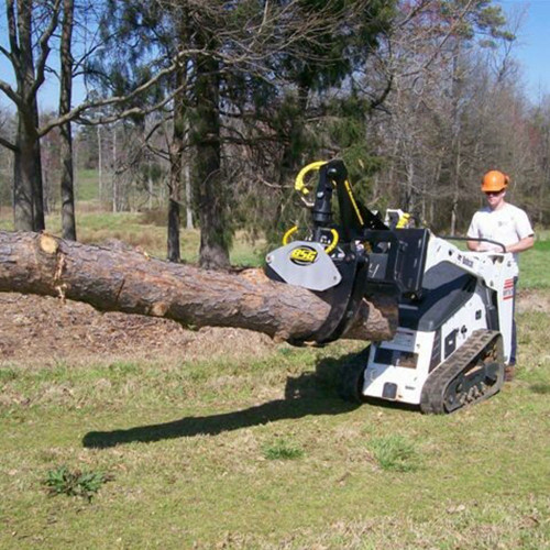 BSG Mini Skid Steer Rotating Log Grapple Attachment | Skid Steer Solutions