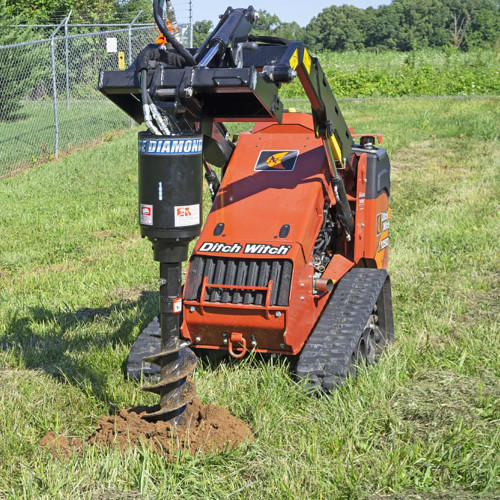 Blue Diamond Mini Skid Steer Auger Attachment Skid Steer Solutions