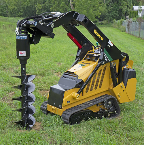 Blue Diamond Mini Skid Steer Auger Attachment | Skid Steer Solutions