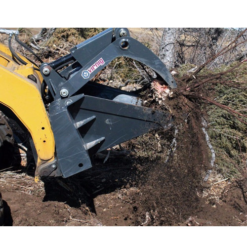 Virnig Skid Steer Stump Bucket Attachment Skid Steer Solutions