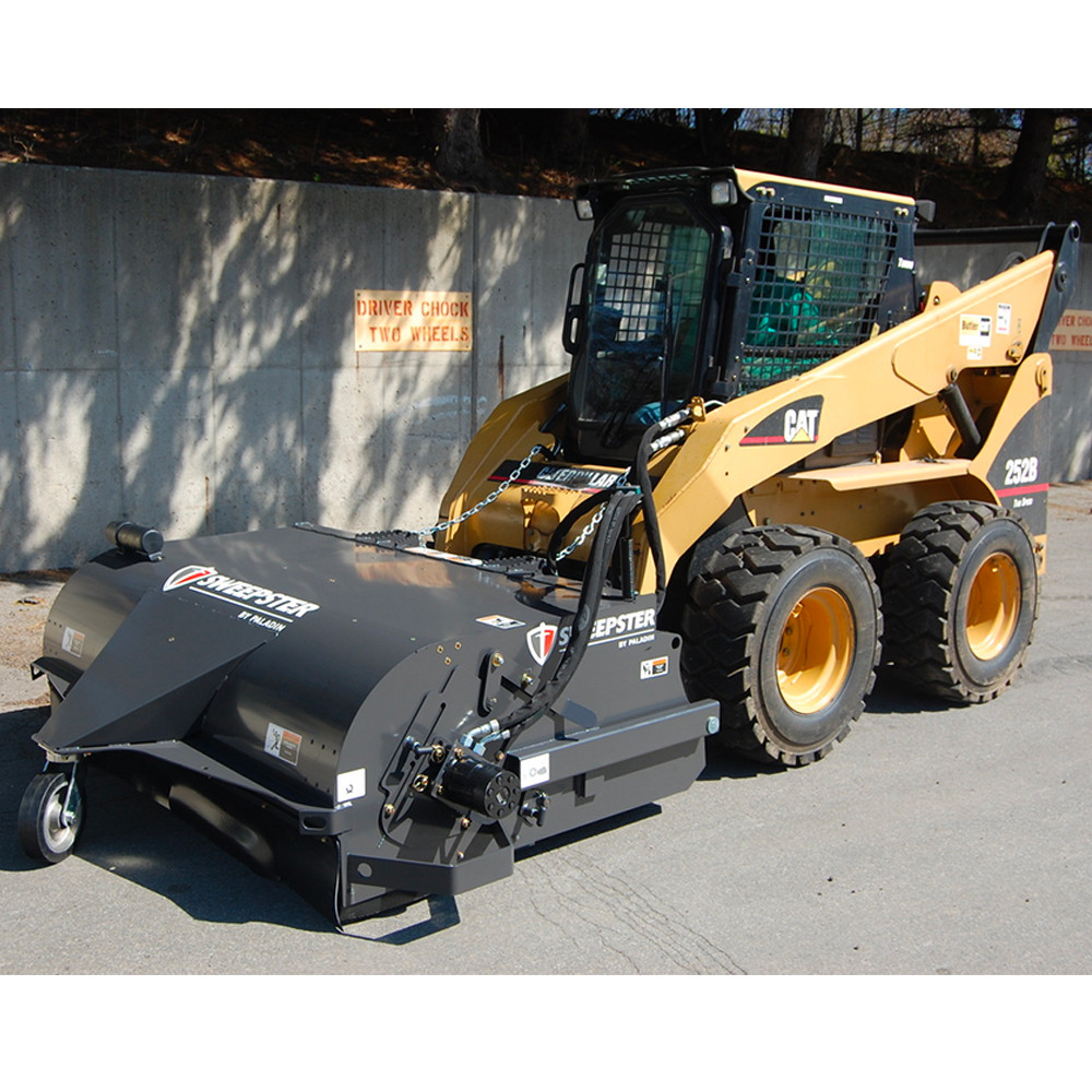 Sweepster 72" VRS Pickup Broom Attachment Skid Steer Solutions