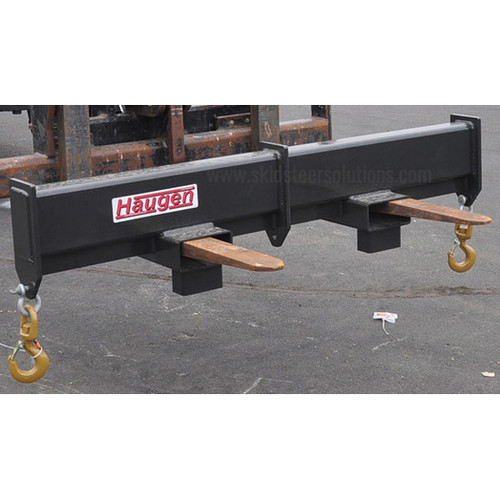 Telehandler Fork Mounted Adjustable Spreader Bar Haugen
