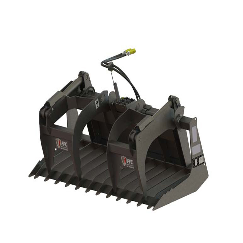 FFC Utility Skid Steer Brush Grapple Attachment Skid Steer Solutions