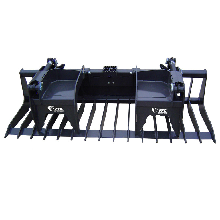 FFC Utility Skid Steer Brush Grapple Attachment Skid Steer Solutions
