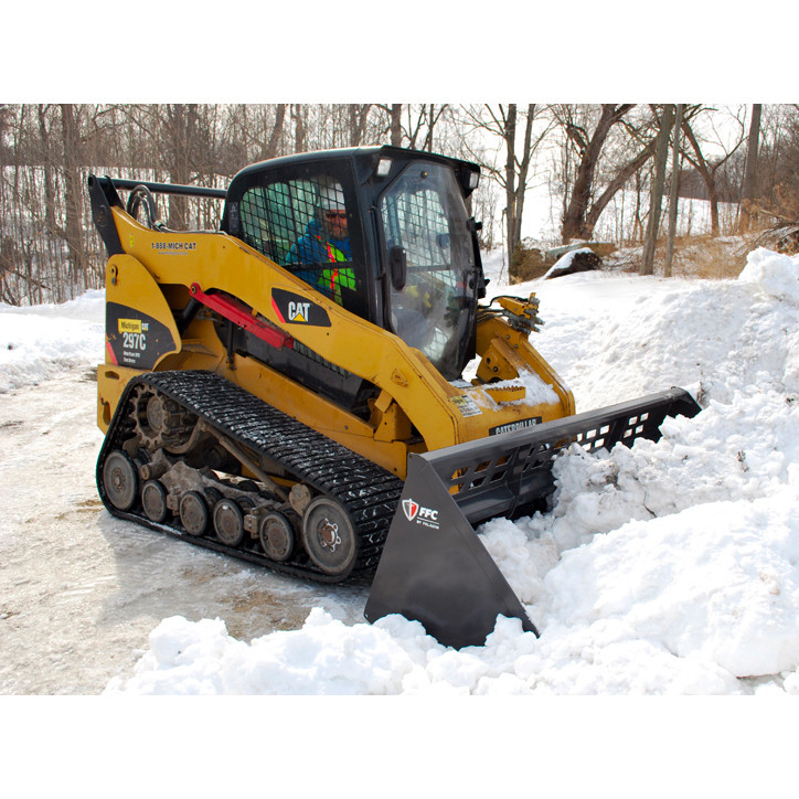 FFC Skid Steer Snow Bucket Attachment Skid Steer Solutions